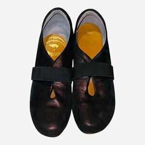 Anesha Ballet Flats Metallic Copper Leather Size US 9 EU 40 Balletcore Comfort